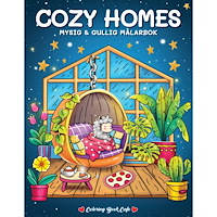 Legind A/S Cozy Homes. Mysig och gullig Cozy Coloring målarbok från Coloring Book Cafe (häftad)