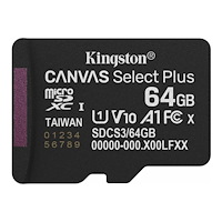 Kingston Kingston Canvas Select Plus - flash-minneskort - 64 GB - mikroSDXC UHS-I