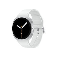 SAMSUNG Samsung Galaxy Watch8 - silver - smart klocka med sportband - vit - 32 GB