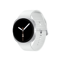 SAMSUNG Samsung Galaxy Watch8 - silver - smart klocka med sportband - vit - 32 GB