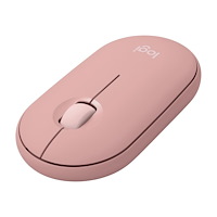 Logitech Logitech Pebble Mouse 2 M350s - mus - Bluetooth 5.2 LE - tonal rose