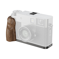 SMALLRIG SmallRig 5394 L-Shaped Mount Plate with Wooden Handle for FUJIFILM X half Charcoal Silver