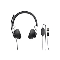 Logitech Logitech Zone Wired - headset - USB-C