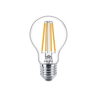 Philips Philips - LED-glödlampa med filament - form: A60 - klar finish - E27 - 10.5 W - varmt vitt ljus - 2700 K