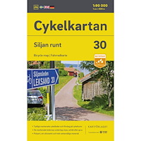 Kartförlaget Cykelkartan Blad 30 Siljan runt 2023-2025