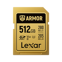 LEXAR Lexar SDXC ARMOR Gold UHS-II U3, Stainless Steel, IP68 R280/W210 (V60) 512GB