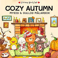 Legind A/S Cozy Autumn. Mysig och gullig Cozy Coloring målarbok från Coloring Book Cafe (häftad)