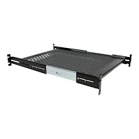 StarTech.com StarTech.com Server Rack Shelf - 2U - 20 to 30in Adjustable Mounting Depth - Vented - Server Rack Cabinet Shelf - 24in D...