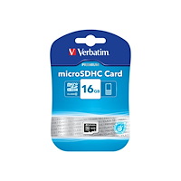 VERBATIM Verbatim - flash-minneskort - 16 GB - microSDHC