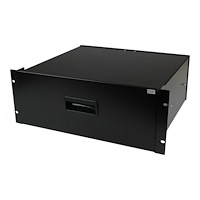 StarTech.com StarTech.com 4U Black Steel Storage Drawer for 19in Racks and Cabinets - Rack storage drawer - 4U - 4UDRAWER - racklåda...
