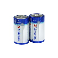VERBATIM Verbatim batteri - 2 x D - alkaliskt