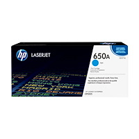 Hewlett-Packard HP 650A - cyan - original - LaserJet - tonerkassett (CE271A)