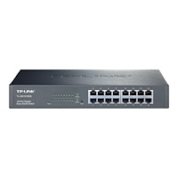 TP-LINK Technologies TP-Link JetStream TL-SG1016DE - switch - 16 portar - Administrerad - rackmonterbar