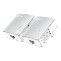 TP-LINK Technologies TP-Link TL-PA4010 KIT - Starter Kit - PowerLine adaptersats - vägginsticksbar