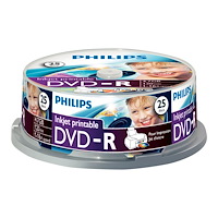 Philips Philips DM4I6B25F - DVD-R x 25 - 4.7 GB - lagringsmedier