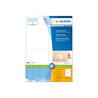HERMA HERMA Premium - laminerade adressetiketter - matt - 400 etikett (er) - 99.1 x 139 mm