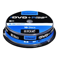 Intenso Intenso - DVD+R DL x 10 - 8.5 GB - lagringsmedier