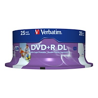 VERBATIM Verbatim - DVD+R DL x 25 - 8.5 GB - lagringsmedier