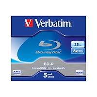 VERBATIM Verbatim - BD-R x 5 - 25 GB - lagringsmedier