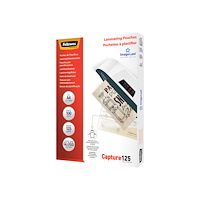 FELLOWES Fellowes Laminating Pouches Capture 125 micron - 100-pack - glättat - A4 - lamineringsfickor