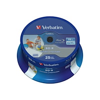 VERBATIM Verbatim DataLife - BD-R x 25 - 25 GB - lagringsmedier