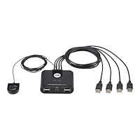 ATEN Technology ATEN US424 4-Port USB Peripheral Sharing Device - USB-växel