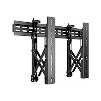 MULTIBRACKETS Multibrackets M Public Video Wall Mount Push monteringssats - för platt panel - svart och skiffer