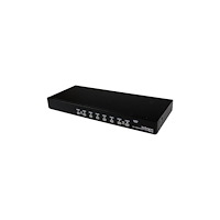 StarTech.com StarTech.com 8 Port 1U RackMount USB PS/2 KVM Switch with OSD - omkopplare för tangentbord/video/mus - 8 portar
