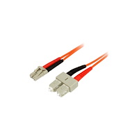 StarTech.com StarTech.com 1m Fiber Optic Cable - Multimode Duplex 50/125 - LSZH - LC/SC - OM2 - LC to SC Fiber Patch Cable (50FIBLCSC...