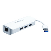 TRENDnet TRENDnet TU3-ETGH3 - nätverksadapter - USB 3.0 - Gigabit Ethernet + USB 3.0 x 3