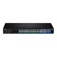 TRENDnet TRENDnet TPE TPE-2840WS 28-Port Gigabit Web Smart PoE+ Switch - switch - 28 portar - Administrerad - rackmonterbar - TAA...