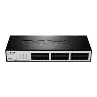 D-Link D-Link DES 1024D - switch - 24 portar - ohanterad - rackmonterbar