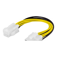 Deltaco DELTACO - strömadapter - 4 pin ATX12V till ström, 8 pin +12 V - 10 cm