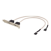 Deltaco DELTACO - USB-panel - 5 stifts USB 2.0-rubrik till USB - 30 cm