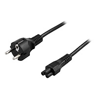 Deltaco DELTACO DEL-109C-50 - strömkabel - power CEE 7/7 till IEC 60320 C5 - 50 cm