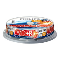 Philips Philips DR4S6B10F - DVD+R x 10 - 4.7 GB - lagringsmedier