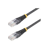 StarTech.com StarTech.com 15m Black Cat5e / Cat 5 Molded Patch Cable - patch-kabel - 15 m - svart