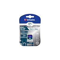 VERBATIM Verbatim PRO - flash-minneskort - 64 GB - SDXC UHS-I