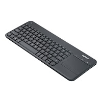Logitech Logitech Wireless Touch Keyboard K400 Plus - tangentbord - fransk - svart Inmatningsenhet