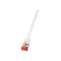 2direct LogiLink SlimLine - patch-kabel - 50 cm - vit