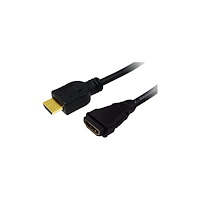 2direct LogiLink High Speed with Ethernet - HDMI-förlängningskabel med Ethernet - 5 m