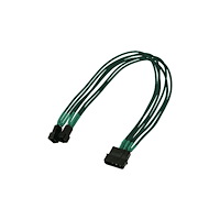 Nanoxia Technology Nanoxia - fläktadapter - 3 PIN intern effekt till 4-stifts intern strömingång (endast fläkt) - 30 cm