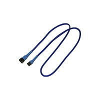 Nanoxia Technology Nanoxia - förlängningsströmkabel till fläkt - 3 pin Molex till 3 pin Molex - 60 cm