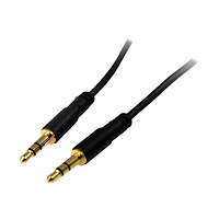 StarTech.com StarTech.com 91 cm Slim 3,5 mm stereoaudiokabel - M/M - ljudkabel - 91 cm
