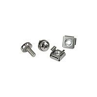 StarTech.com StarTech.com M5 Mounting Screws and Cage Nuts for Server Rack Cabinet - Pack of 100 Server Rack Screws (CABSCREWM52) - s...
