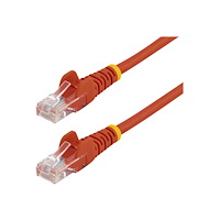 StarTech.com StarTech.com Cat5e patchkabel med hakfria RJ45-kontakter – 3 m, röd - patch-kabel - 3 m - röd