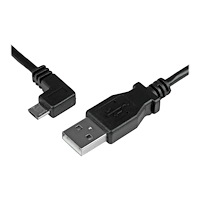 StarTech.com StarTech.com Micro USB-kabel för laddning och synkning M/M - Vänstervinklad Micro USB - 0,25 mm² - 2 m - USB-kabel - mik...