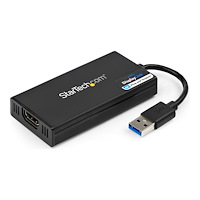 StarTech.com StarTech.com USB 3.0 till HDMI-adapter - 4K 30Hz Ultra HD - DisplayLink-certifierad - USB Type-A till HDMI-skärmadaptero...