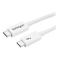StarTech.com StarTech.com 3.3ft (1m) Thunderbolt 3 Cable, 20Gbps, 100W PD, 4K Video, Thunderbolt-Certified, Compatible w/ TB4/USB 3.2...