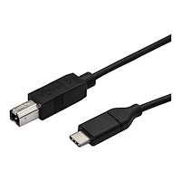 StarTech.com StarTech.com USB-C till USB-B-skrivarkabel - M/M - 3 m - USB 2.0 - USB typ C-kabel - 24 pin USB-C till USB typ B - 3 m